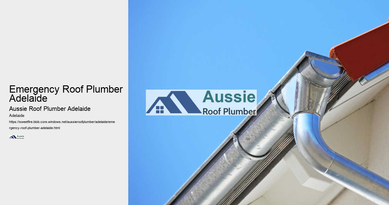 Emergency Roof Plumber Adelaide