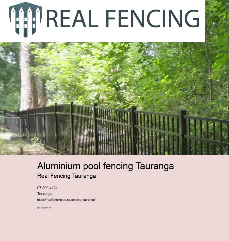 Aluminium pool fencing Tauranga