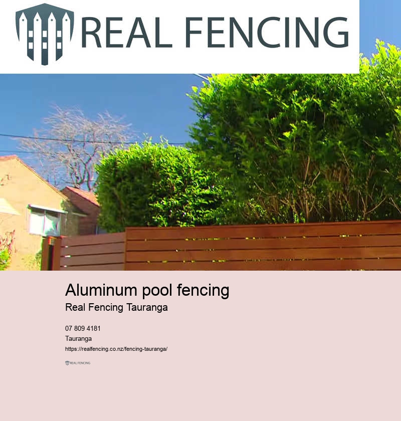 Aluminum fencing Tauranga