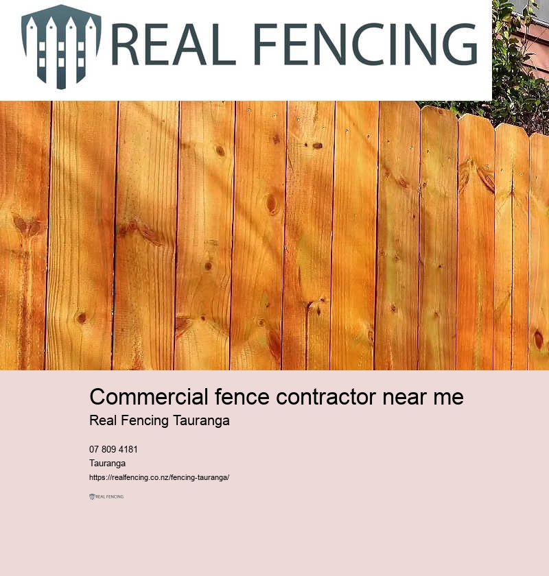 Commercial fence contractor near me