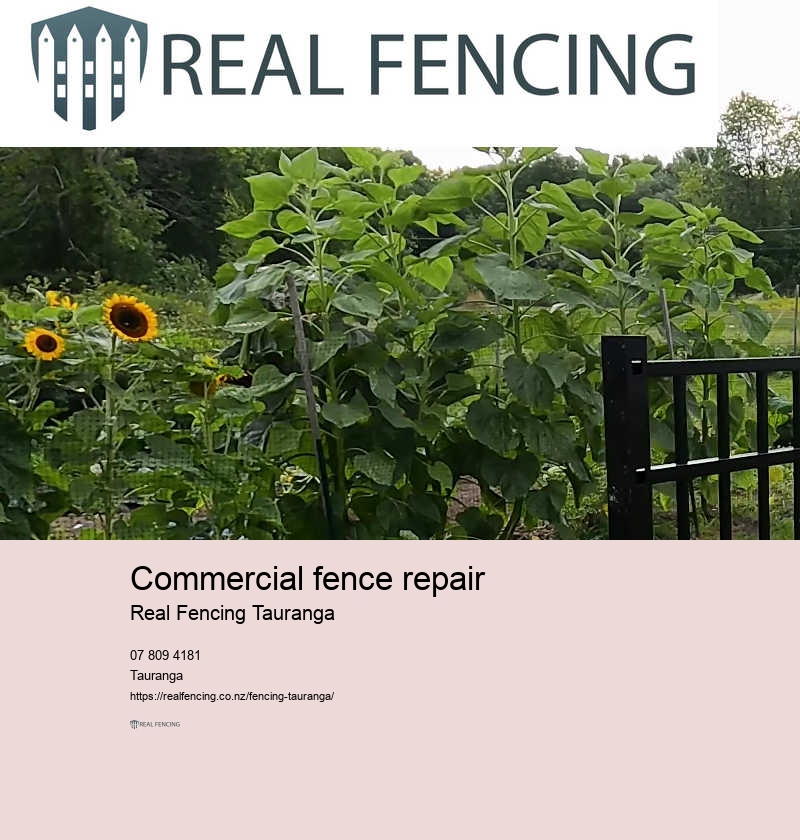 Tauranga metal fencing