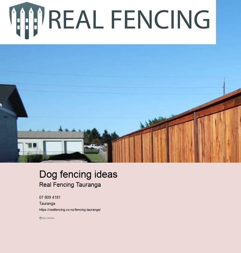 Tauranga standards for timber fencing