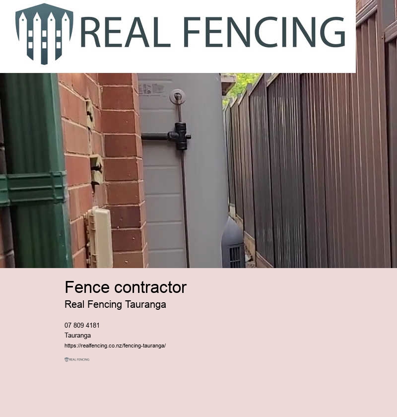 Tauranga fence contractor