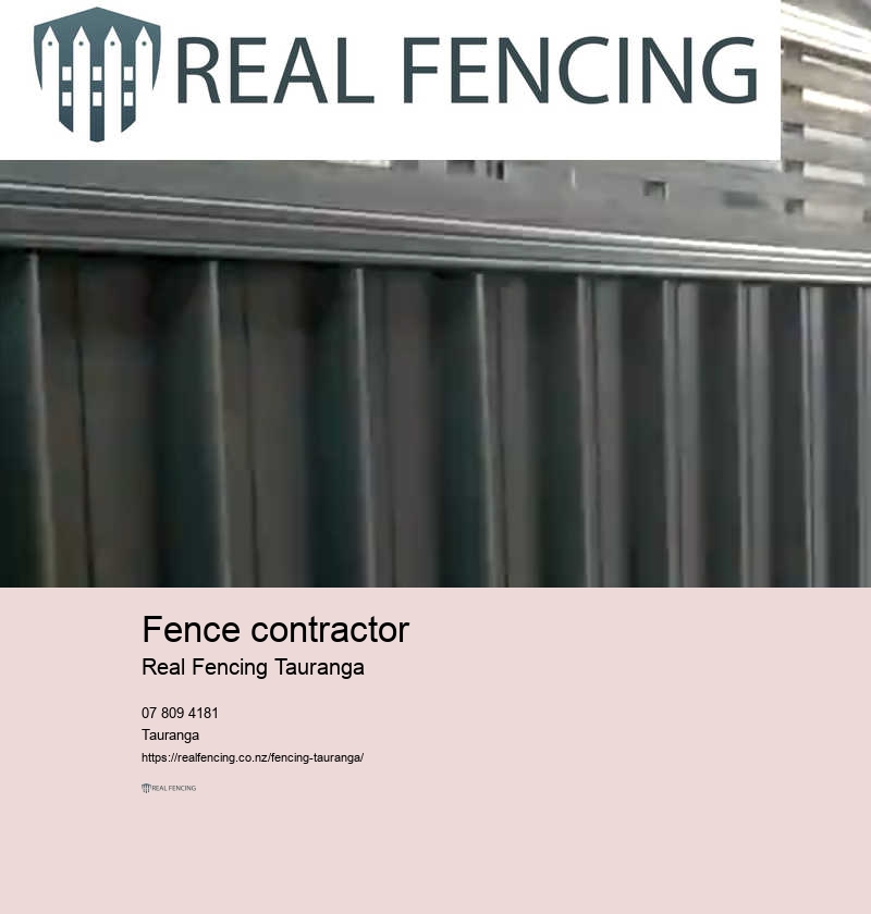 Tauranga metal fencing