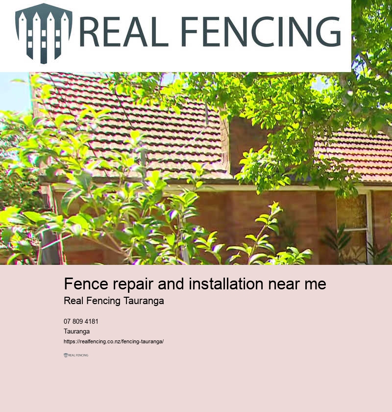 Fencing contractors near me