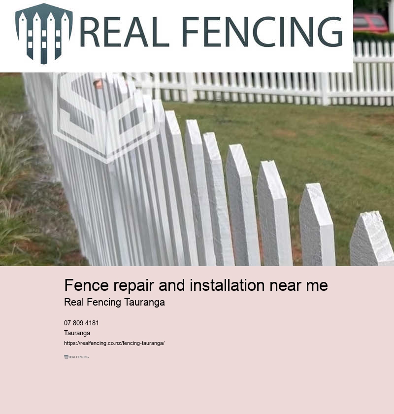 Tauranga timber fencing