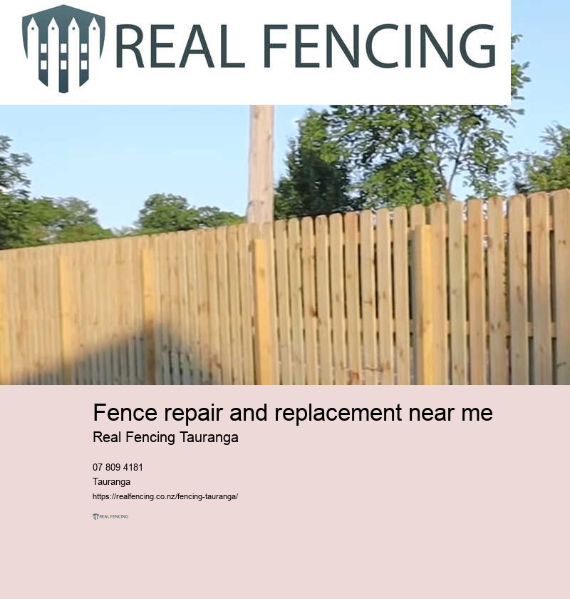 Fence and contractor