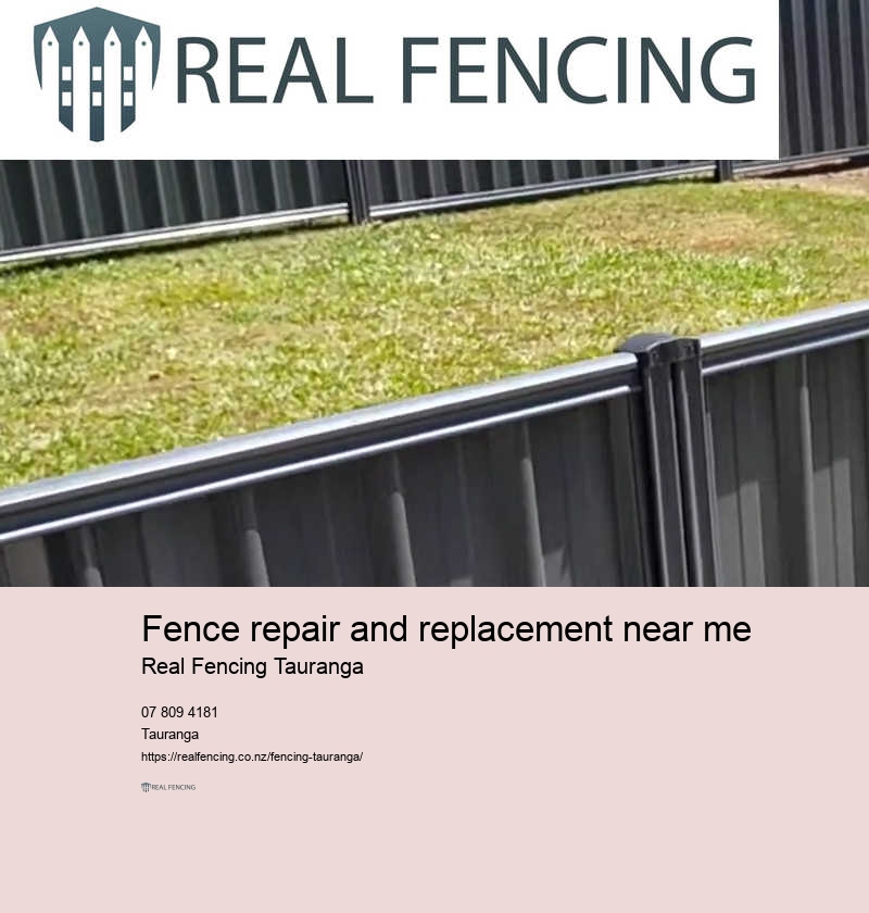 Sheet metal fencing