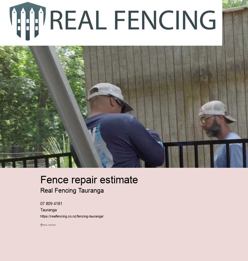 PVC fencing