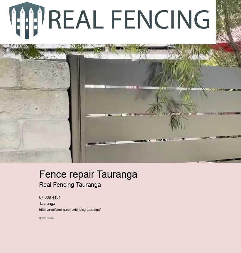 Fence repair Tauranga