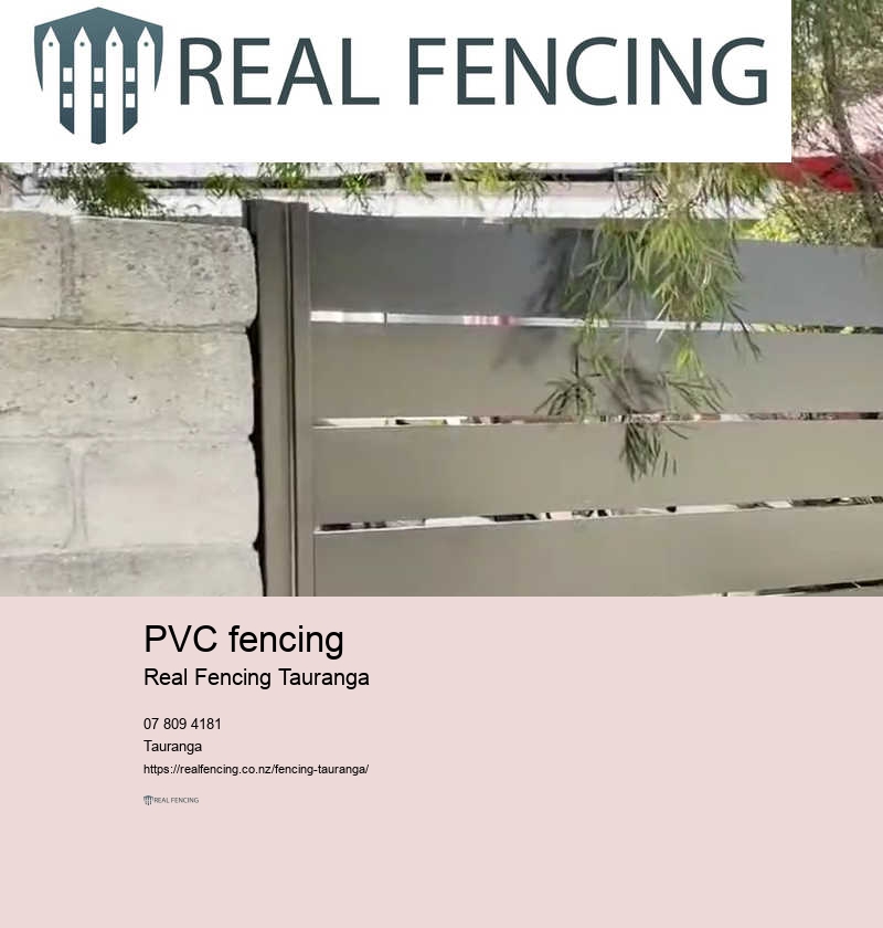 PVC fencing