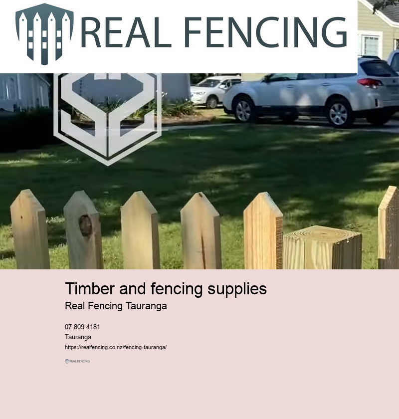 Timber and fencing near me