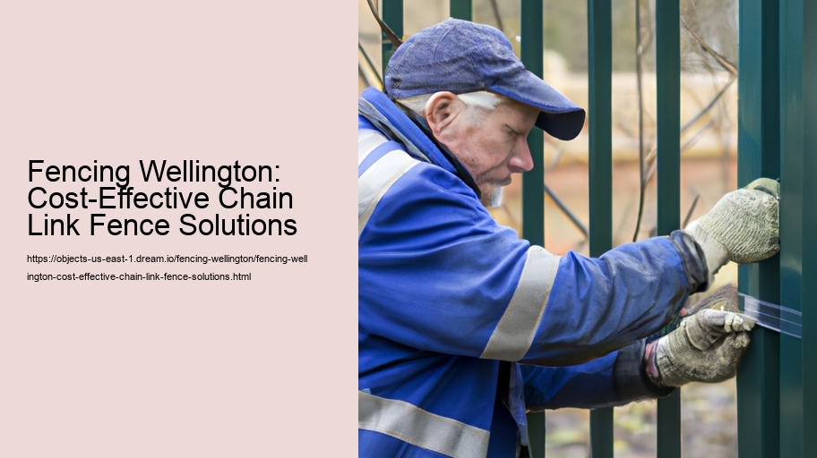 Fencing Wellington: Cost-Effective Chain Link Fence Solutions