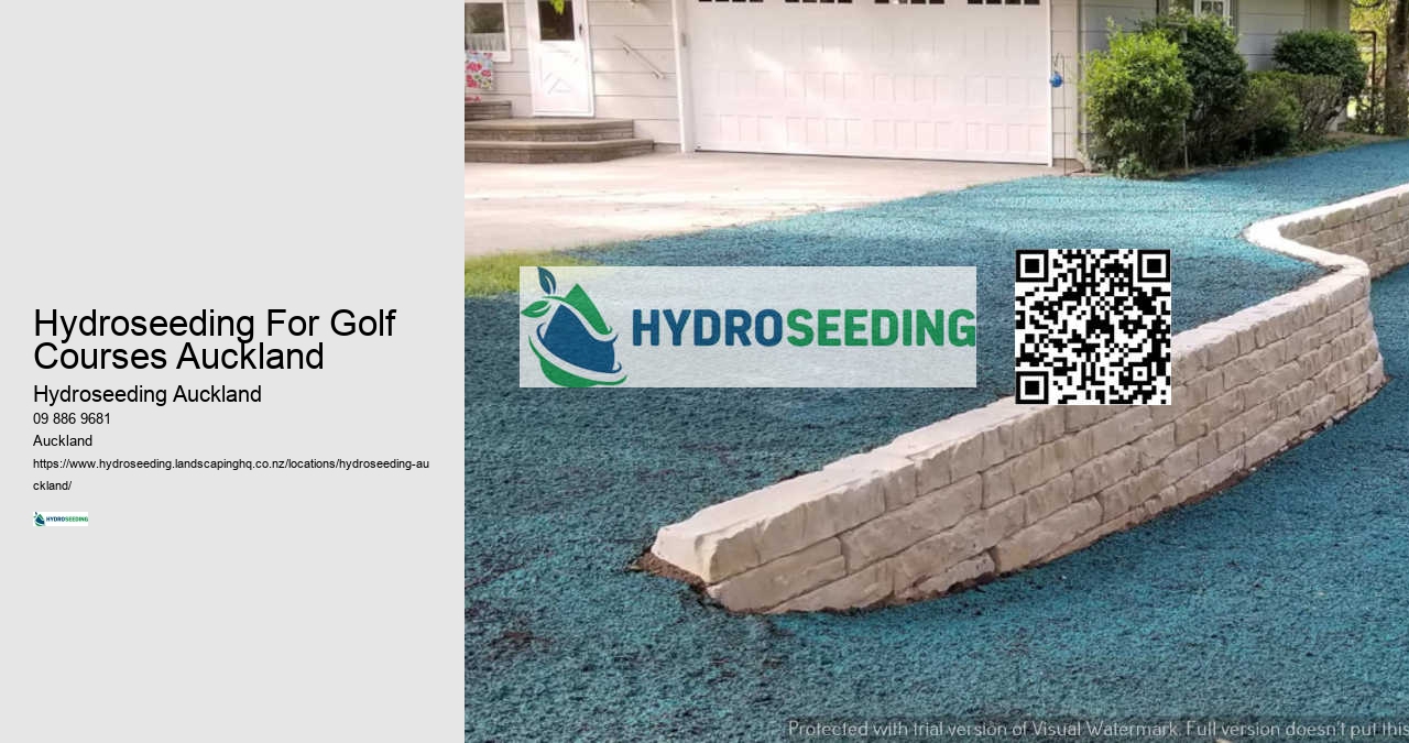 Hydroseeding For Golf Courses Auckland