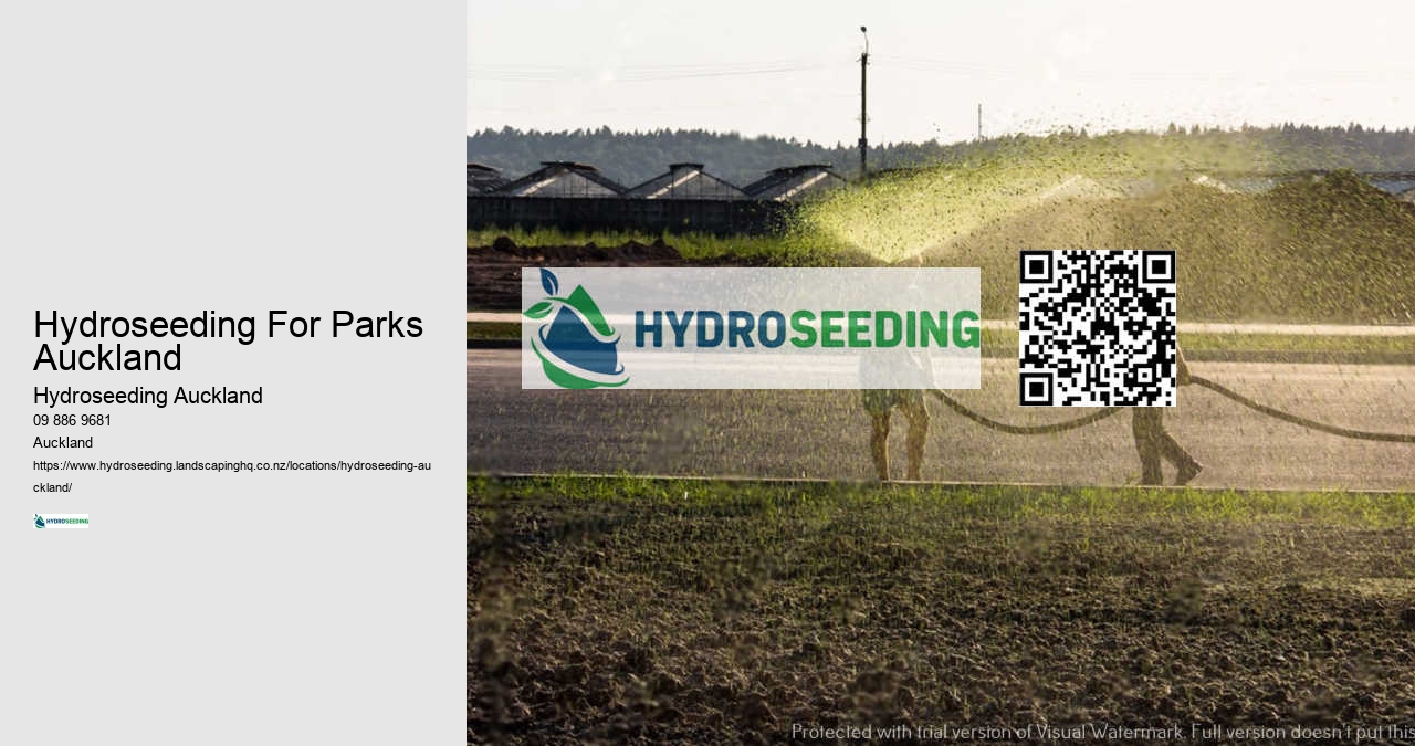 Hydroseeding For Parks Auckland