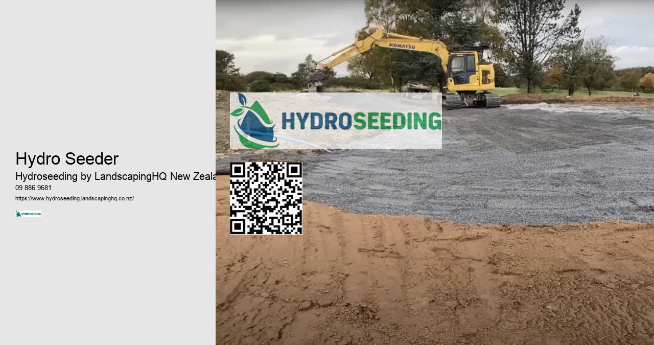 Hydroseeding Equipment Rental NZ