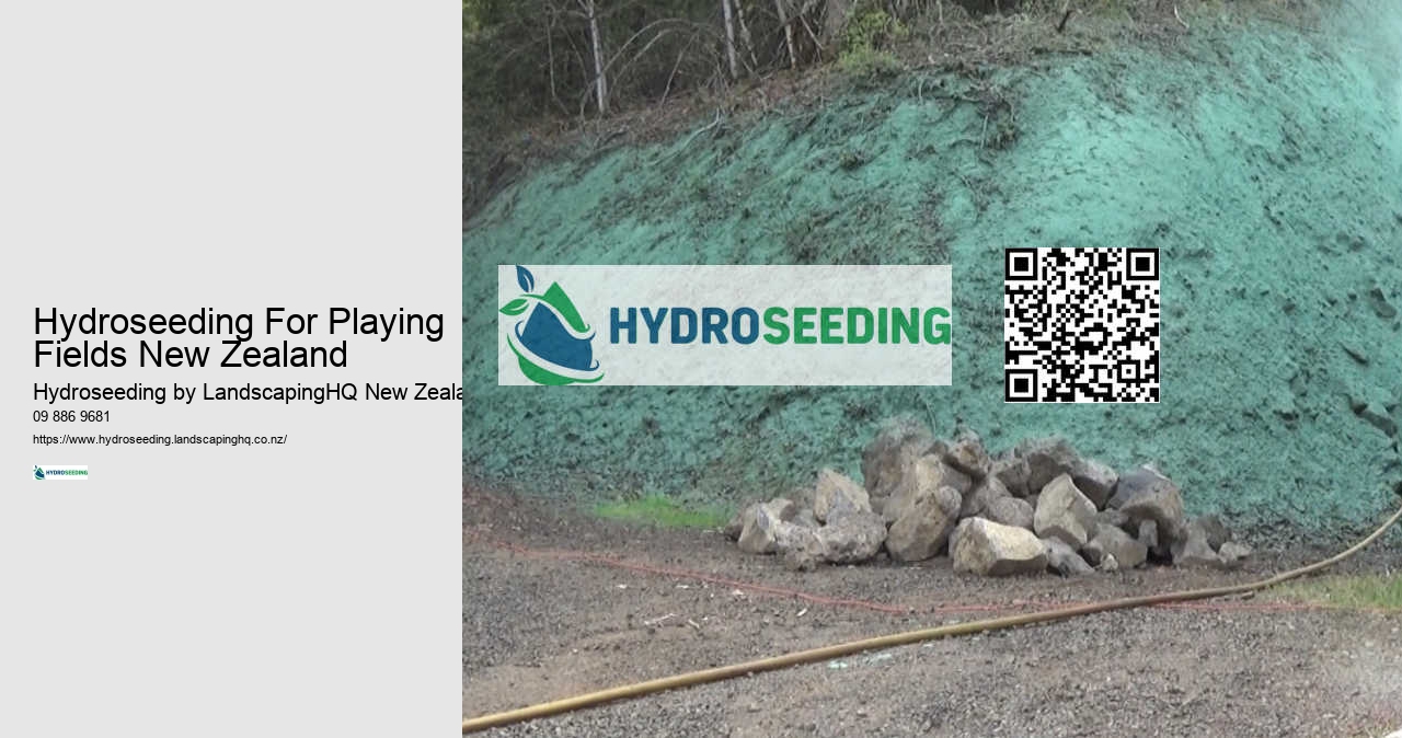 Hydroseeding For Playing Fields New Zealand