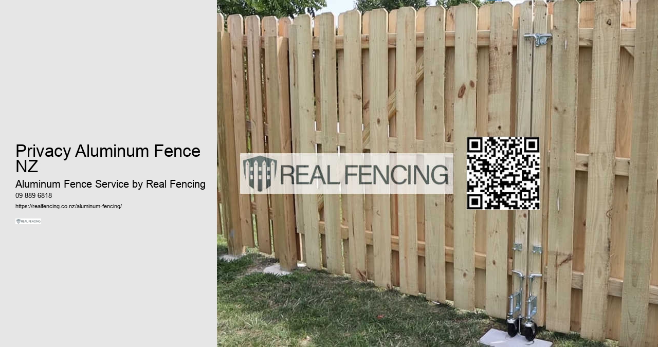 Privacy Aluminum Fence NZ