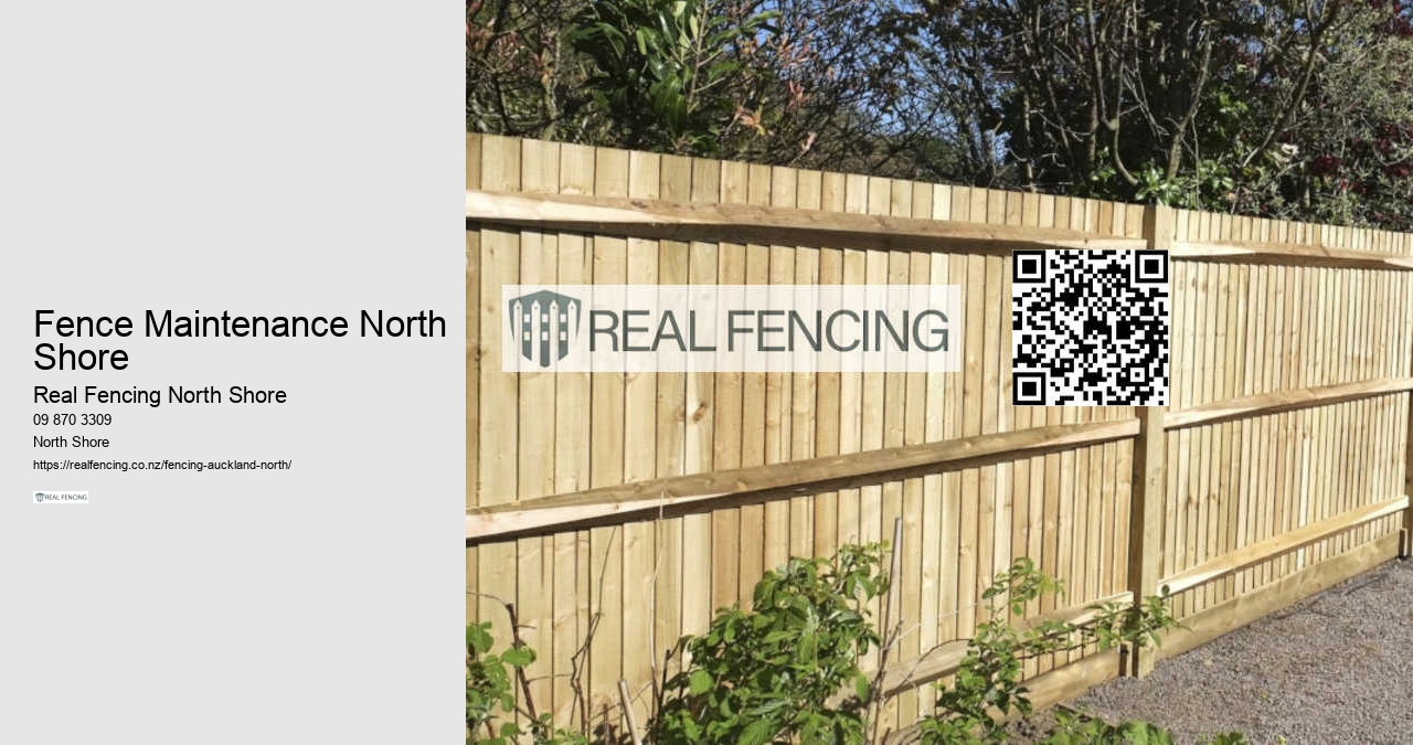 Fence Maintenance North Shore