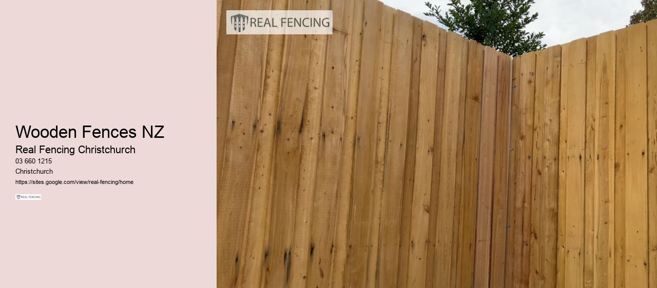 Wooden Fences NZ