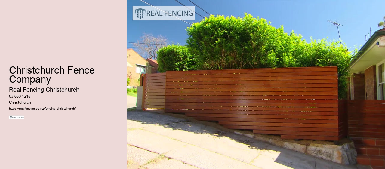 Christchurch Fence Company