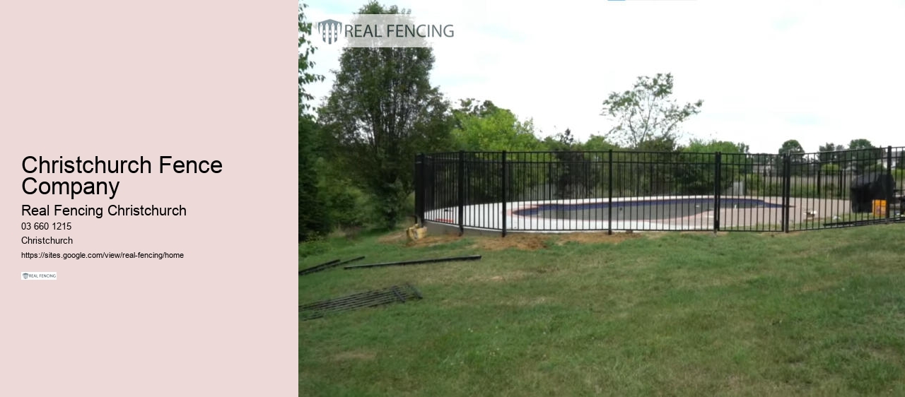 christchurch metal fencing