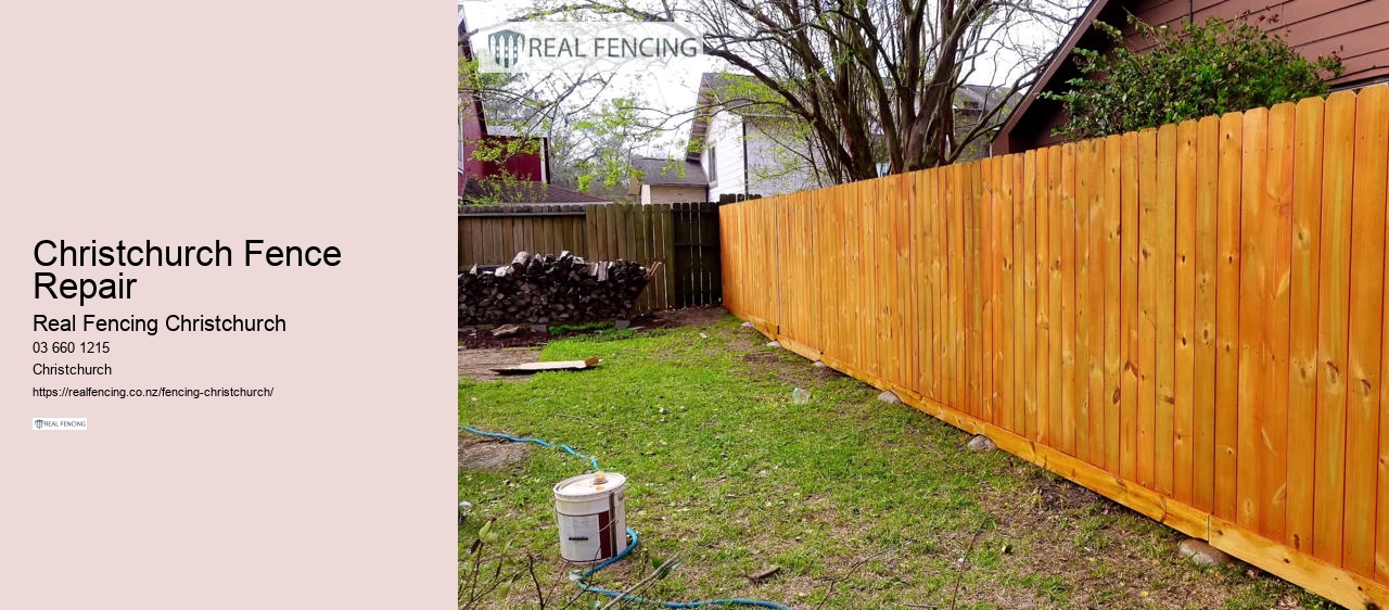 Christchurch Fence Repair