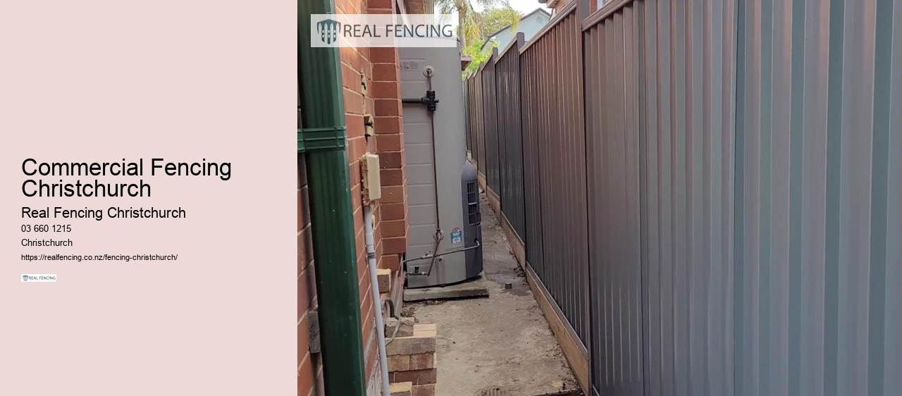 Commercial Fencing Christchurch