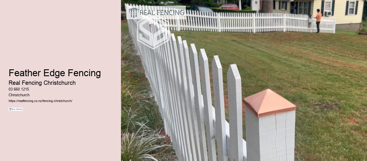 Feather Edge Fencing