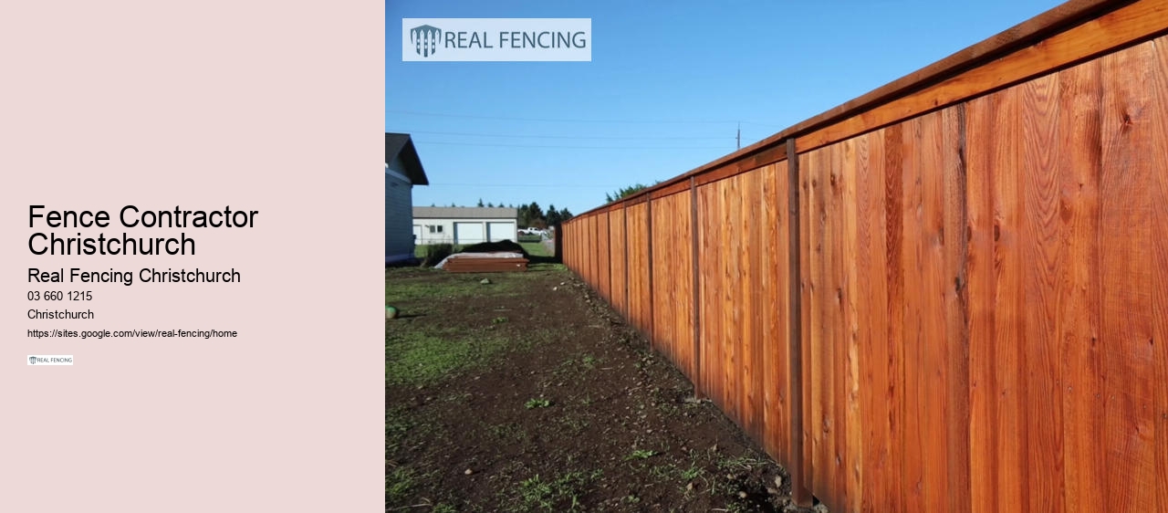 fence in christchurch nz