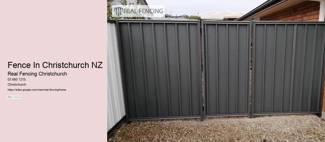 fencing contractors chch