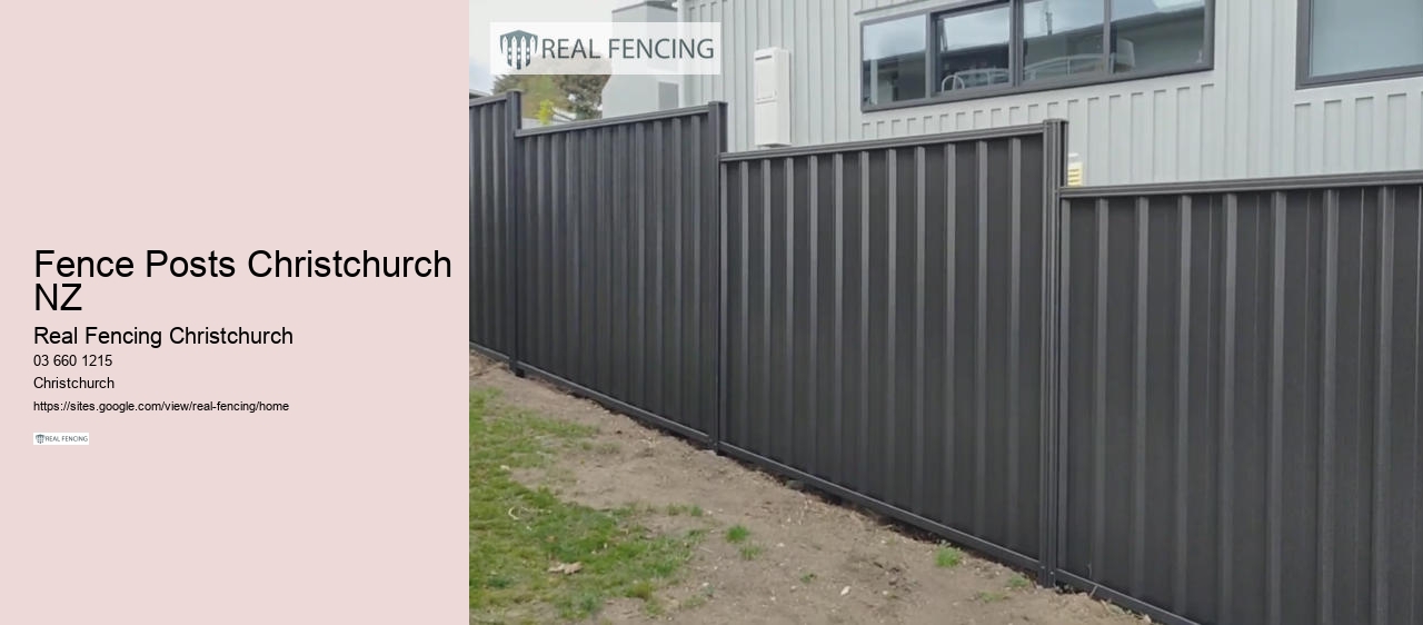 metal fencing chch