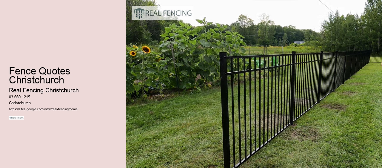 commercial fencing christchurch