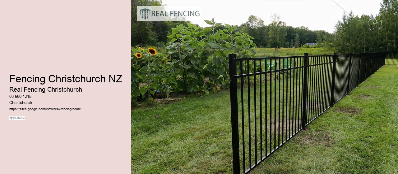 fencing installer in christchurch