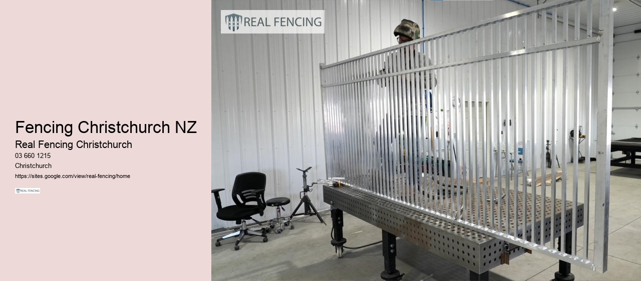 christchurch metal fencing