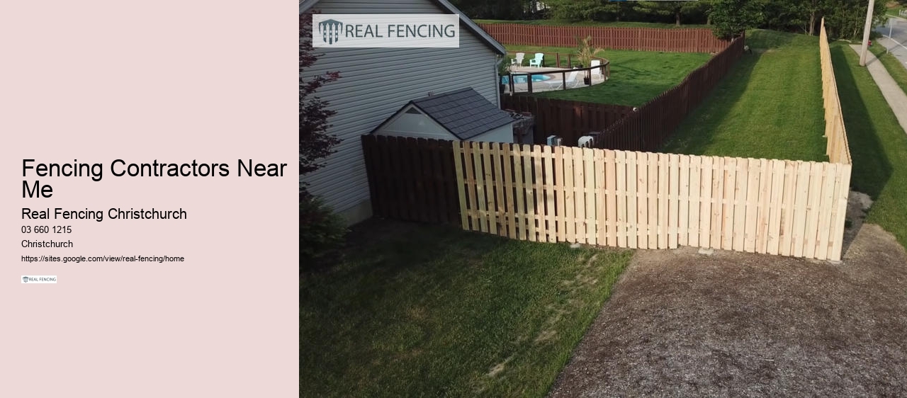 fence contractor christchurch