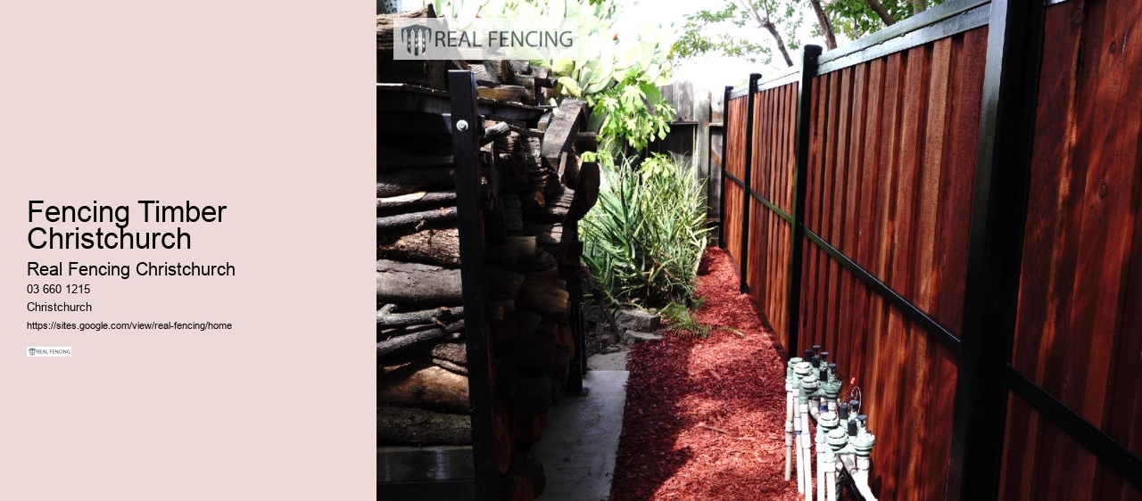 timber fencing christchurch nz