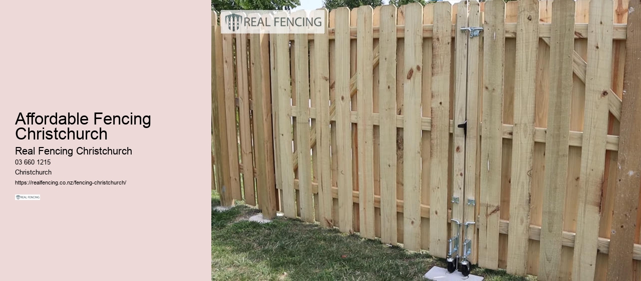 Affordable Fencing Christchurch