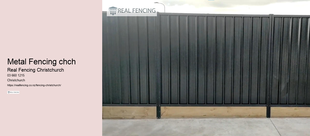 Metal Fencing chch