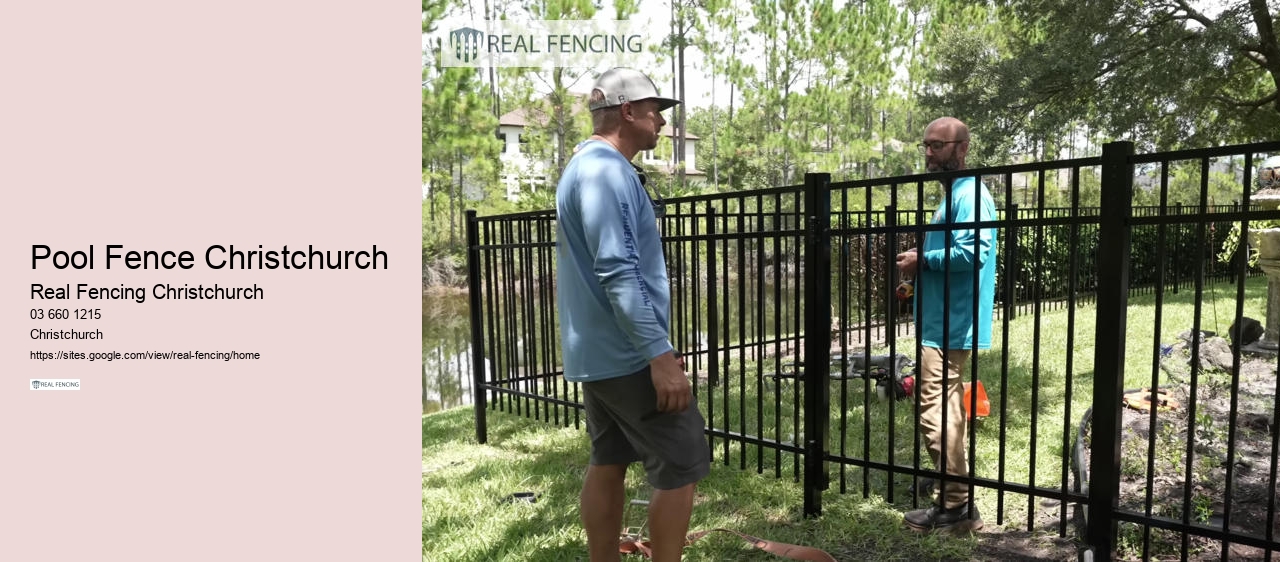 pool fence builder