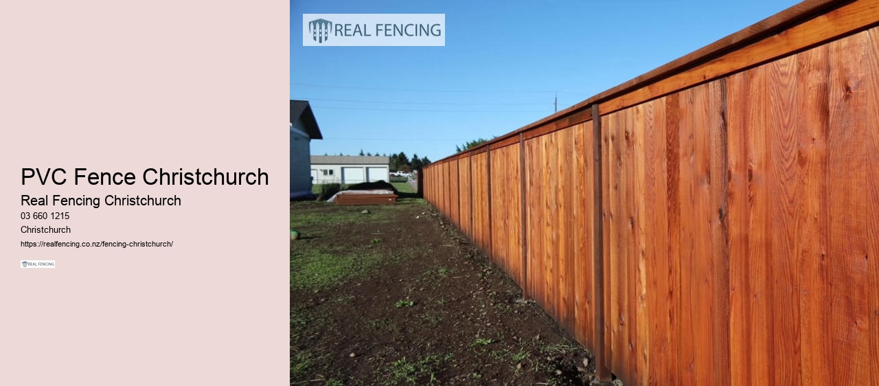 PVC Fence Christchurch