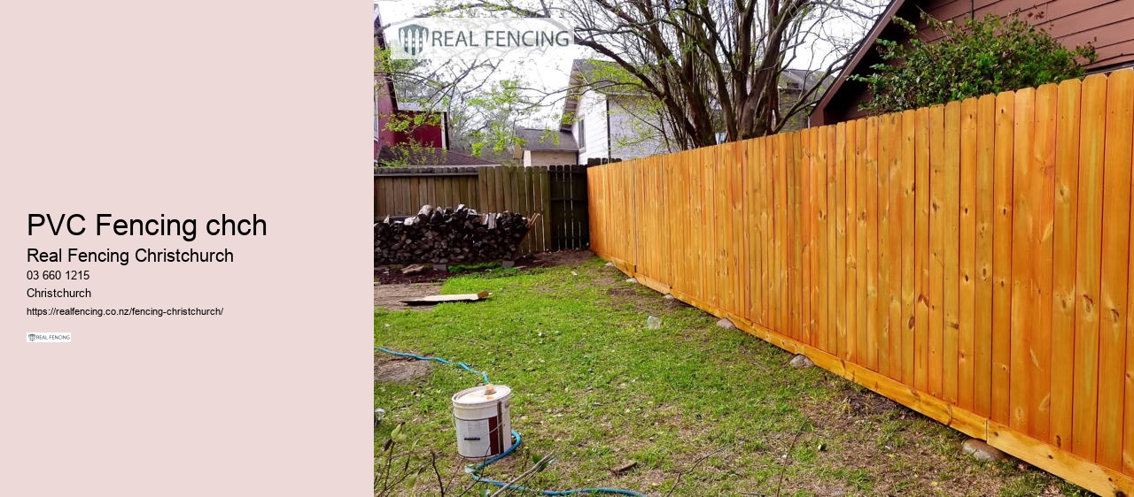 PVC Fencing chch