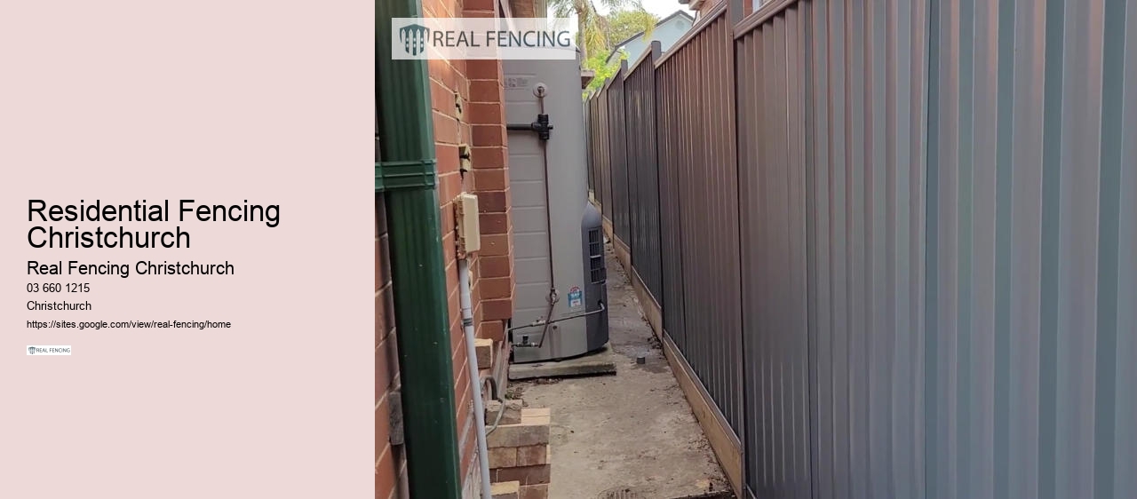 boundary fencing christchurch