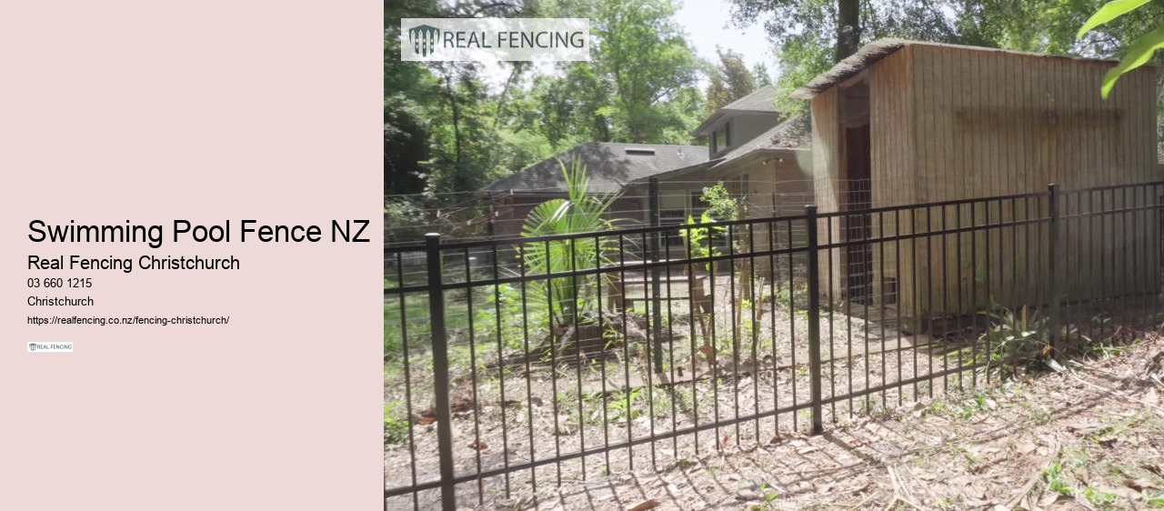 Swimming Pool Fence NZ