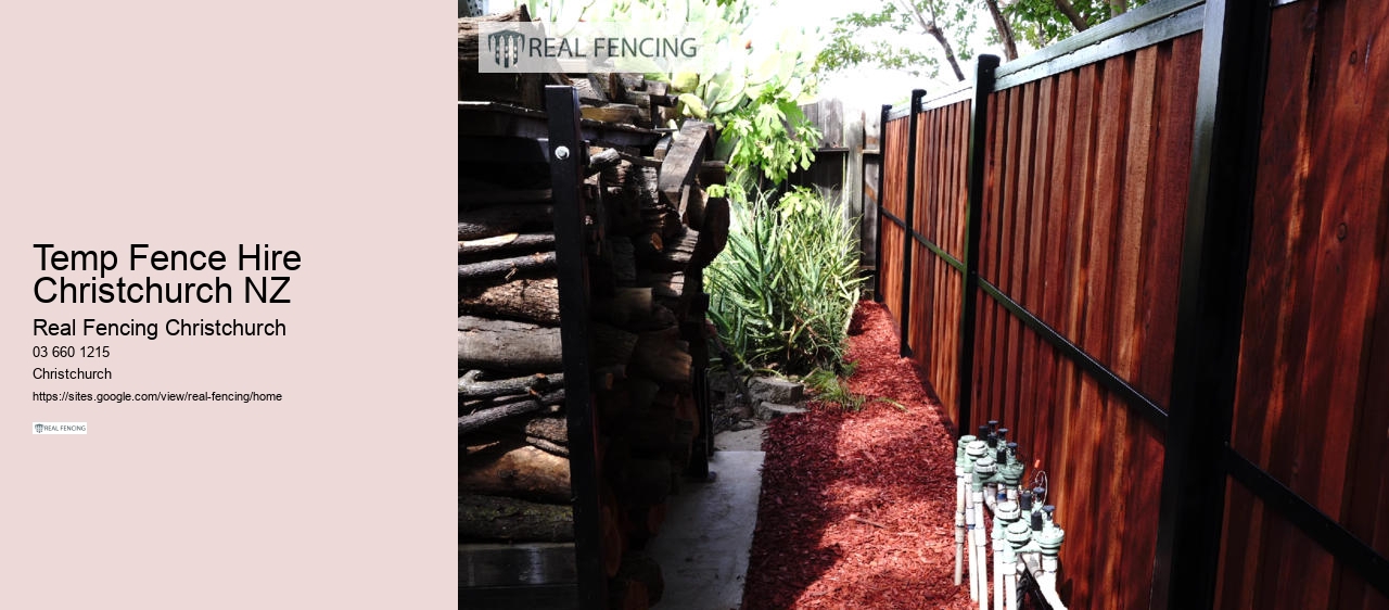 temp fence hire christchurch nz