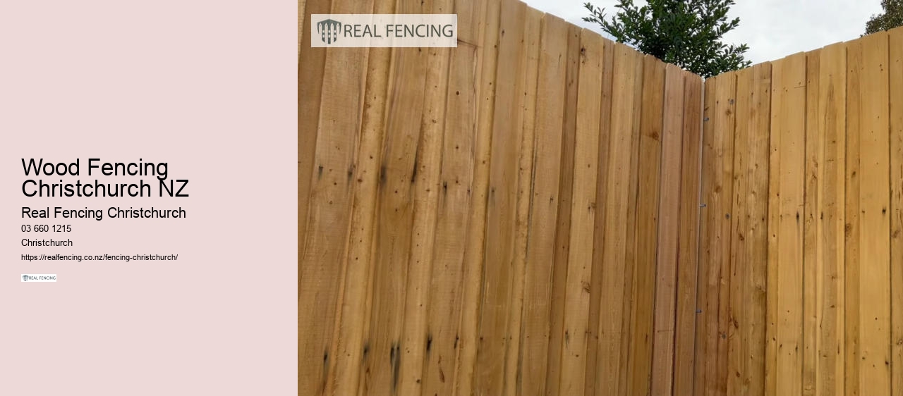 Wood Fencing Christchurch NZ