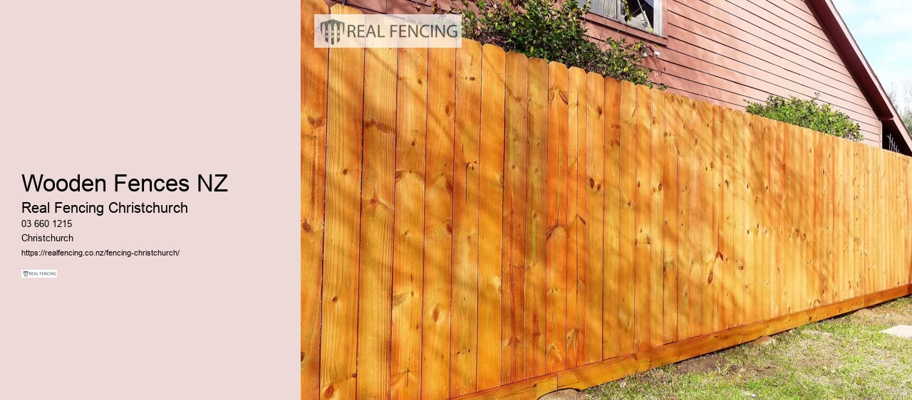 Wooden Fences NZ