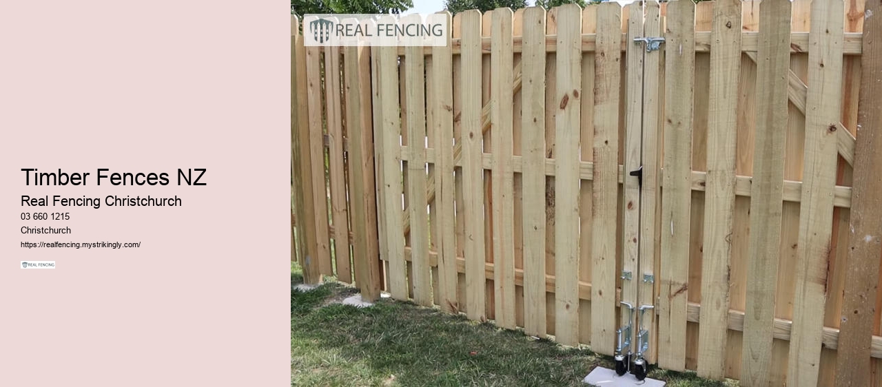 Timber Fences NZ
