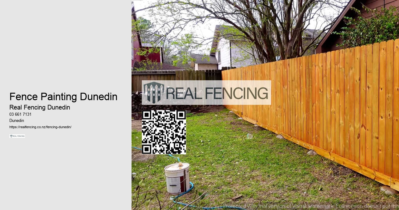 Fence Painting Dunedin