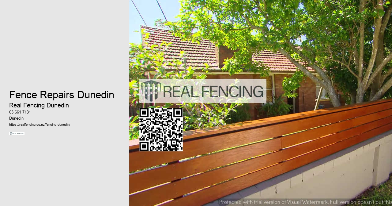 Fence Repairs Dunedin